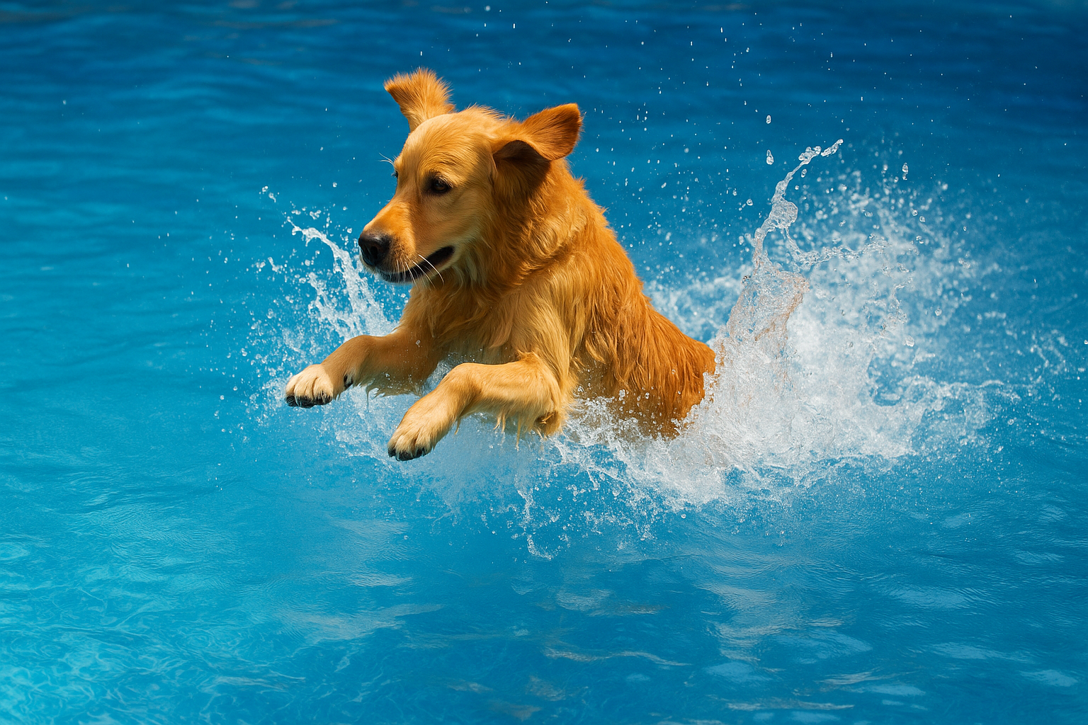 Dog Swimming